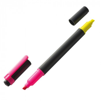 Highlighter with 2 different neon colours